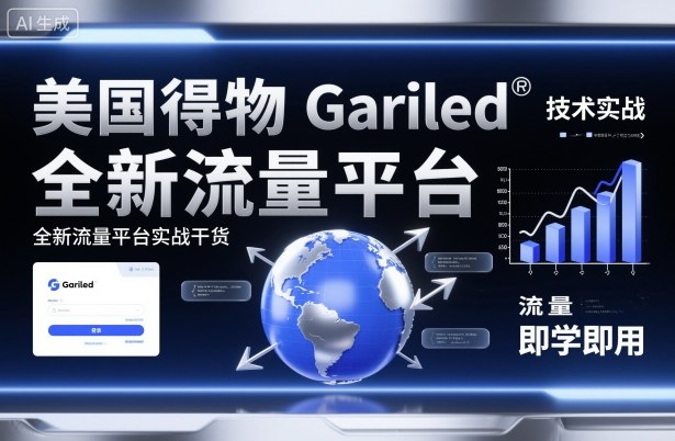 美国得物Gariled技术实战，全新流量平台​实战干货，即学即用-第一资源库