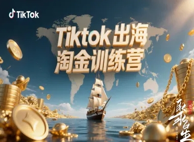 Tiktok出海淘金训练营，跨境电商TK实战变现-第一资源库