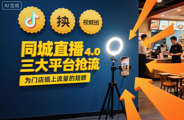 同城直播实操班4.0，三大平台抢流，为门店插上流量的翅膀-第一资源库