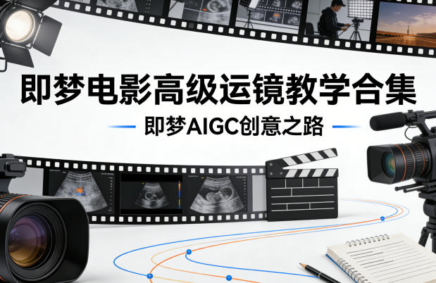 即梦电影高级运镜教学合集，即梦AIGC创意之路-第一资源库