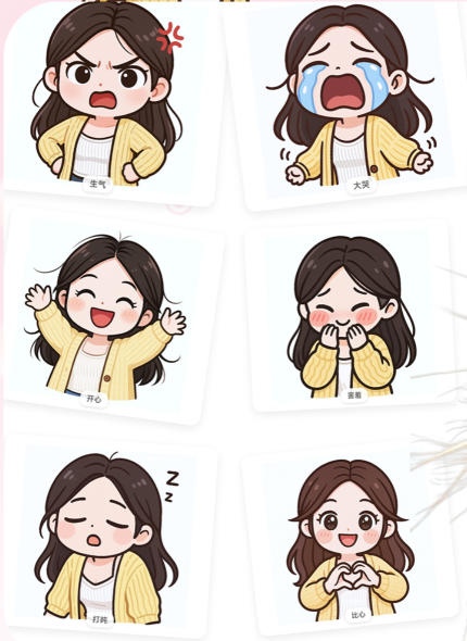 一张照片秒变多种表情包，三步就能拥有专属表情包库，零门槛玩转社交新玩法【文档】-第一资源库