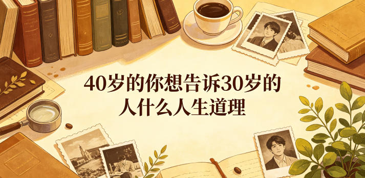 公众号付费文章：40岁的你想告诉30岁的人什么人生道理？-第一资源库
