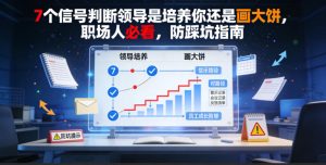 付费文章：7个信号判断领导是培养你还是画大饼，职场人必看，防踩坑指南-第一资源库