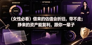 付费文章：（女性必看）借来的估值会折旧，带不走；挣来的资产能复利，跟你一辈子-第一资源库