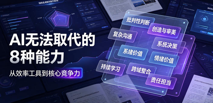 付费文章：AI无法取代的8种能力-第一资源库