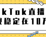 TikTok直播场观稳定在10万，导流独立站转化率1：5000实操讲解-第一资源库