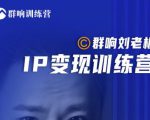 群响刘老板·IP变现训练营第6期：教你搞流量新姿势，IP打造获客私域经营-第一资源库