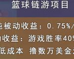国外区块链篮球游戏项目，前期加入秒回本，被动收益日0.75%，撸数万美金-第一资源库
