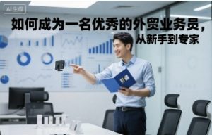 如何成为一名优秀的外贸业务员,从新手到专家-第一资源库