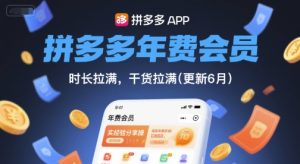 拼多多年费会员,实经验分享操,时长拉满,干货拉满(更新11月)-第一资源库