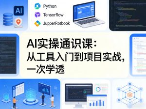 AI实操通识课,从工具入门到项目实战,一次学透-第一资源库