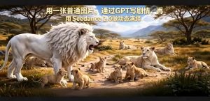 用一张普通图片，通过GPT写剧情，再用Seedance 2.0做动态演绎，居然能生成迪士尼风格搞笑动画-第一资源库