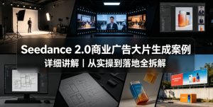 Seedance 2.0商业广告大片生成案例详细讲解|从实操到落地全拆解-第一资源库