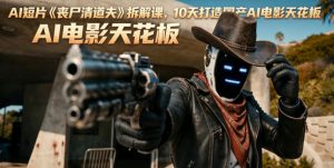 AI短片《丧尸清道夫》拆解课，10天打造国产AI电影天花板-第一资源库