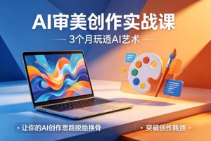 AI审美创作实战课,3个月玩透AI艺术,让你的AI创作思路脱胎换骨,突破创作瓶颈(更新0706)-第一资源库