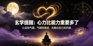 付费文章:玄学提醒:心力比能力重要多了-第一资源库