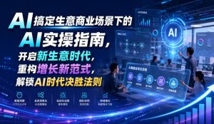 AI搞定生意商业场景下的AI实操指南,开启新生意时代,重构增长新范式,解锁AI时代决胜法则【文档】-第一资源库