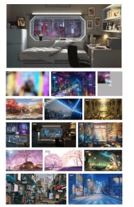 某宝付费购买!108GB,直播绿幕二次元3D动态虚拟背景合集,抖音动漫房间高清直播素材,电脑桌面壁纸-第一资源库