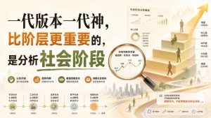 付费文章:一代版本一代神,比阶层更重要的,是分析社会阶段-第一资源库