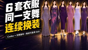 同一支舞,6套衣服按顺序切换:我把服装换装视频做成了一个Skill-第一资源库