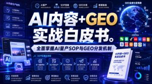 AI内容+GEO实战白皮书,全面掌握AI量产SOP与GEO分发机制【文档】-第一资源库
