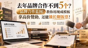 去年品牌合作不到5个?《品牌合作蓝图》教你用现成模板拿高价赞助,还能锁长期饭票!【原创双语字幕】-第一资源库