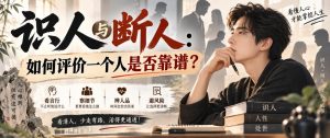 付费文章:识人与断人:如何评价一个人是否靠谱?-第一资源库