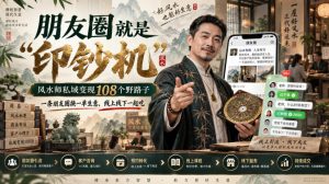 朋友圈就是“印钞机”,风水师私域变现108个野路子,一条朋友圈换一单生意,线上线下一起吃【文档】-第一资源库