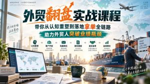 外贸翻盘实战课程,带你从认知重塑到落地拿单全链路,助力外贸人突破业绩瓶颈-第一资源库